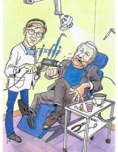 Caricature Portrait Dentist
